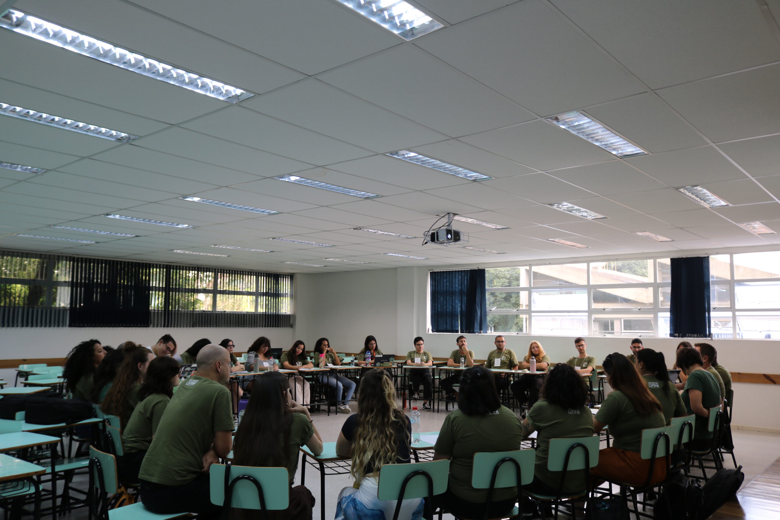 Roda de discussão sobre as linhas de pesquisa / Foto: Pedro Parreira